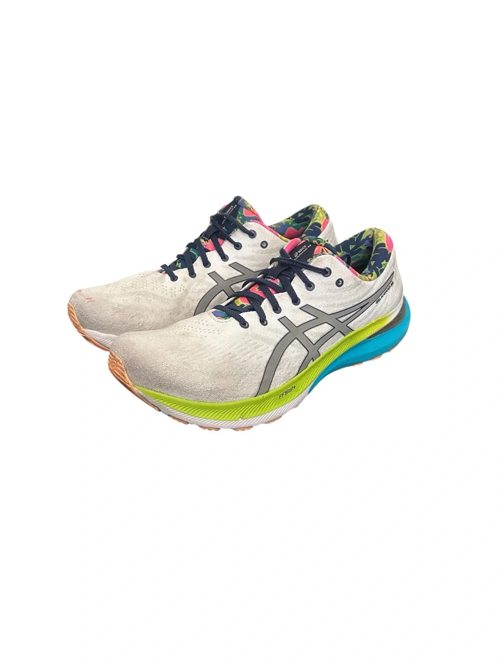 ASICS Men’s Gel Kayano 29 1011B628 Gray Blue Running Shoes US 13